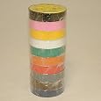 JVCC E-Tape-Pack Electrical Tape Rainbow Pack: 3/4 in. x 66 ft. (Rainbow Pack Colors)
