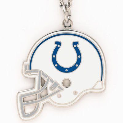 INDIANAPOLIS COLTS OFFICIAL LOGO HELMET NECKLACE