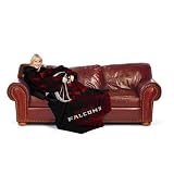 Buffalo Bills NFL Adult Smoke" Huddler Throw Blanket with Sleeves"