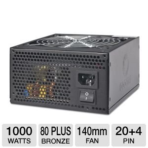 Coolmax 1000W 80Plus Bronze Level ATX Power Supply ZP-1000B