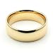18K Yellow Gold Men\'s & Women\'s Wedding Bands 6mm comfort-fit light