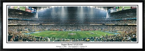 New England Patriots - Super Bowl XXXVIII - 2004 vs. Carolina Panthers - Reliant Stadium 13.5 x 39 P