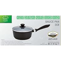 2.2 Quart Sauce Pan with Non-stick German Weilburger Ceramic Coating by Healthy Legend - Induction Cooktop Ready, ECO Friendly Non-toxic Cookware