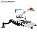 2 in 1 FLEXIMOUNTS L01 Full Motion Desk monitor Mount for 11-15.6 inch laptop and 10-24 inch monitor(laptop mount)