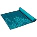 Gaiam Grippy Yoga Mat Towel, Sea Teal/Turquoise