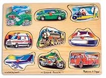 Melissa & Doug Vehicle Sound Puzzle