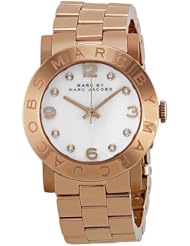 Marc by Marc Jacobs Amy Quartz White Dial Womens Watch - MBM3077