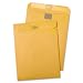 Quality Park Postage Saving Clear-Clasp Envelopes, 10 inches x 13 inches, Kraft,  100 Count (43768)