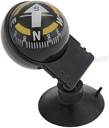 Pocket Ball Dashboard Dash Mount Navigation Compass Car Boat Truck Suction Black