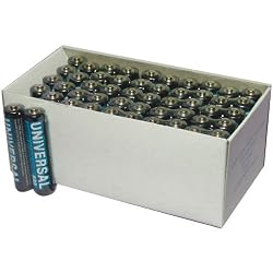 UNIVERSAL BATTERY D5323/D5923 Super Heavy-Duty Battery Value Box (AAA 50-pk)