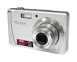 Rollei Compactline 312 Digitalkamera (12 Megapixel,3-fach optischer Zoom, 8-fach digital Zoom, 6,85 cm ( 2,7 Zoll ) Display) silber
