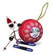 Skiing Santa Ornament