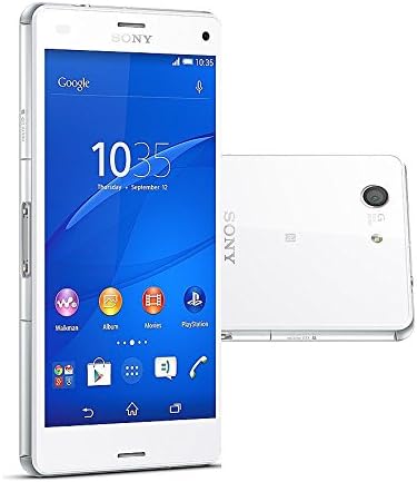 Sony Xperia Z3 "Compact" 20MP, LTE, IP68, 16GB, KitKat Factory Unlocked World Mobile Phone - White
