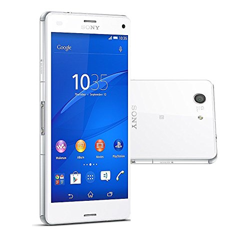 Sony Xperia Z3 "Compact" 20MP, LTE, IP68, 16GB, KitKat Factory Unlocked World Mobile Phone - White