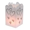 Wedding Heart Tabletop Lanterns 12-pk.