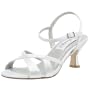 Dyeables Women's Melody Dyeable Sandal,White,7.5 M