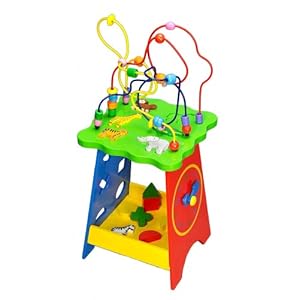 Teamson Kids - Children's Bead Frame Activity Stool