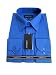 Omega Mens Dress Shirt Long Sleeve Design Button Down Shirt - (12 Different Colors)