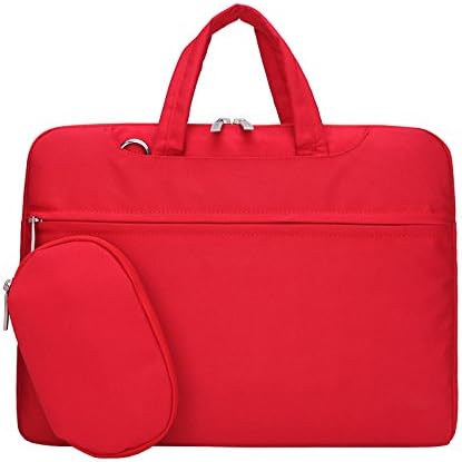 ANZOL 11 Inch Multi-functional Laptop Tablet Shoulder Bag/ Briefcase Sleeve Case Bag for Laptop, Tablet, Macbook, MacBook Air, MacBook Pro,Notebook Computer, Ultrabook with Strap(Red)