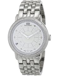 88 Rue du Rhone Womens 87WA120062 Analog Display Swiss Quartz Black Watch