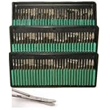 Buy **COMBO LOT OF 90 PIECES TOUGH DIAMOND BURS BURRS ROTARY TOOL BITS ROCK GRINDING...