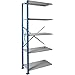 H-Post Extra Heavy-Duty Open Shelving - 5 Shelves - Adder - 36"W x 18"D x 123"H