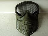 BB Mask Airsoft Full Face Mask Paintball Sports Full Face Protection GREEN BY EXPRESS DVD