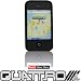 Electronics : iPhone 3G Touch-Thru Quattro-T4 Hard Case W/Glass Screen Jet-Black