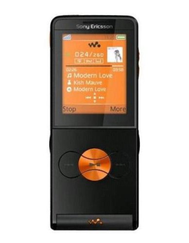 Sony Ericsson - W350i - Téléphone portable - Mobile Walkman - Appareil photo 1,3 MP - Lecteur média - Bluetooth - Noir/orange