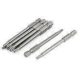 uxcell トルクスドライバービット 修復ツール ハードウェアの付属品 手工具 全長75mm