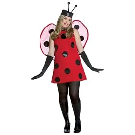 Womans Plus Size Lady Bug Costume