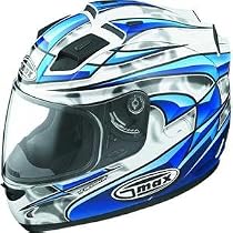 GMax GM68 Odessey Helmet - Medium/White/Blue/Black