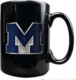 University of Michigan Wolverines Black Coffee Mug