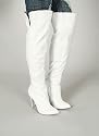 Leatherette Thigh High Boot