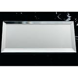 Rectangle Mirrored Glass Placemat / Centerpiece
