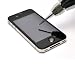 SP462�F���d�x�ȋ����K���X����ʂ����iPhone4S/4�p�t���ی�t�B�����uUltra shield tempered glass for iPhone4S/4�v (�u���b�N)