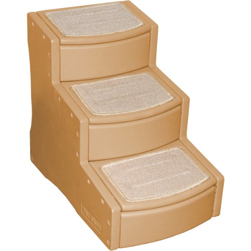 Dog Steps with 3 Steps Tan