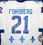 Peter Forsberg Signed Quebec NordiquesWhite CCM Replica Jersey