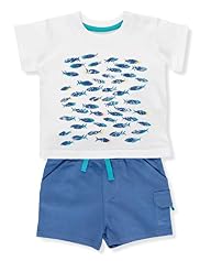 2 Piece Pure Cotton T-Shirt & Shorts Outfit