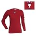Philadelphia Phillies MLB WS 2008 Champs Long Sleeve Signature Tee For Women (Dk Red)