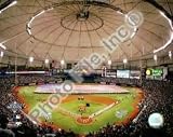 2008 Tropicana Field Tampa Bay Rays MLB 8x10 Photograph 2008 World Series Game 1 Flag