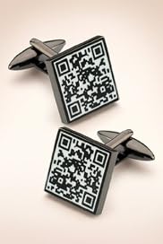 Qr Reader Square Cufflinks [T09-1249-S]