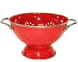 Calypso Basics 1.5 Quart powder coated  Colander, Red