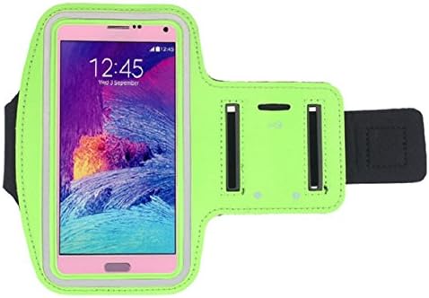 Bessky(TM) Galaxy Note 4 Case!for Samsung Galaxy Note 4 New Sports Gym Armband Arm Band Case (Green)