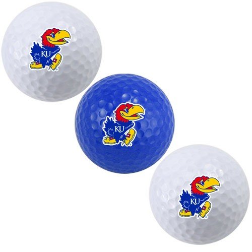 Kansas Jayhawks 3-pack Golf Balls