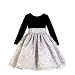 Baby Little Girls Clothes SILVER SPARKLE Christmas Holiday Dress LITO 12M-12