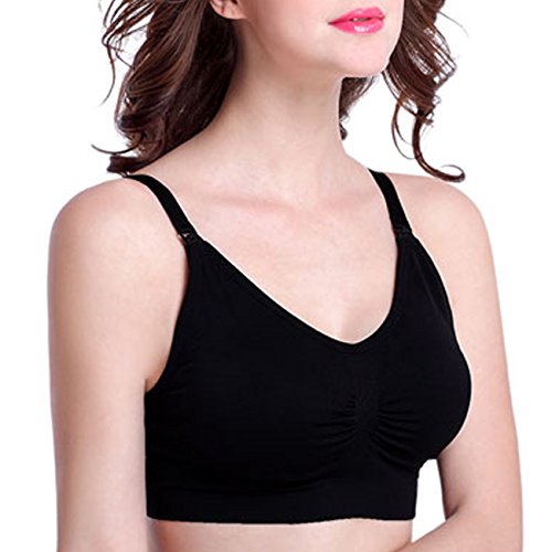 4HOW Womens Nursing Bra Maternity Breastfeeding Brassiere