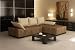 Pharao24 Ecksofa Wohnlandschaft Federkern beige ANDRE rechts