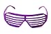 Shutter Shades Tron Glasses - Purple