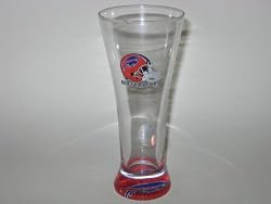 BUFFALO BILLS 12 oz. Flared Logo "Bottoms Up" PILSNER BEER GLASS